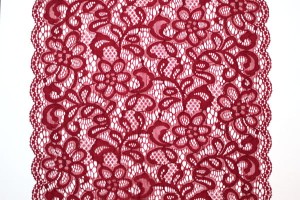 Koronka elastyczna bordo 22 cm