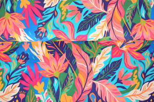 Jersey tropikalne liście