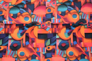 Dresówka abstrakcja