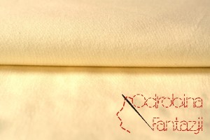 Dzianina bawełniana ecru