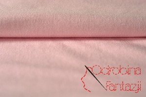 Dzianina bawełniana jasny róż